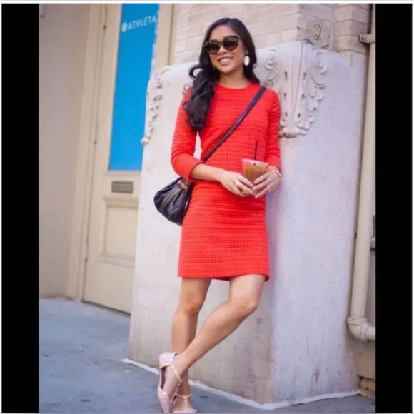 kate spade Dresses & Skirts - Kate Spade Vibrant Blood Orange Dress